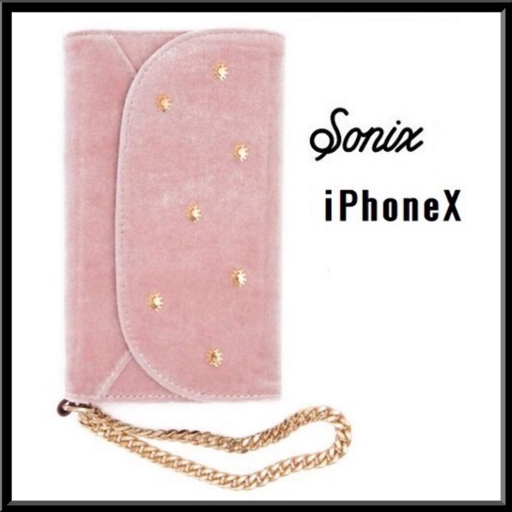 Embellished Velvet iPhone X Wristlet by Sonic - Picture 5 of 6